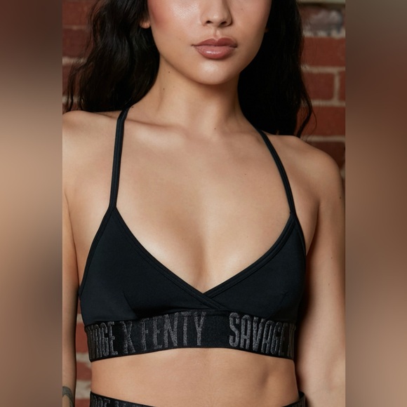 Savage X Fenty Other - Savage X Fenty Black Athletic Bra